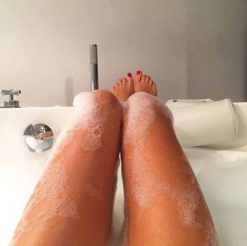 nella vasca da bagno