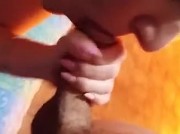 Biondina fa un pompino